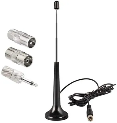 Productafbeelding van FM-radioantenne voor thuisgebruik, stereo-ontvanger, krachtige binnenantenne met drie adapters