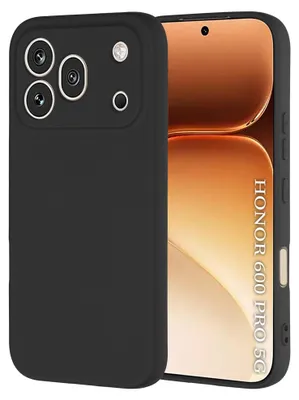 Produktbild von Techsuit – SoftFlex Silikonhülle für Honor 600 Pro – schwarz