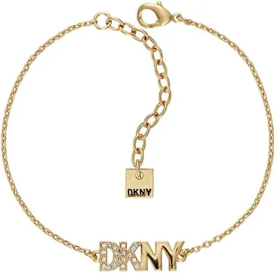 Produktbild von DKNY Pave Logo Pendant 5519998 Damenarmband