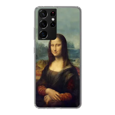 Produktbild von MuchoWow® Handyhülle Schutzhülle Hülle für Samsung Galaxy S21 Ultra Mona Lisa - Da Vinci - Gemälde Silikon Softcase Handy Hülle - Mobiltelefon