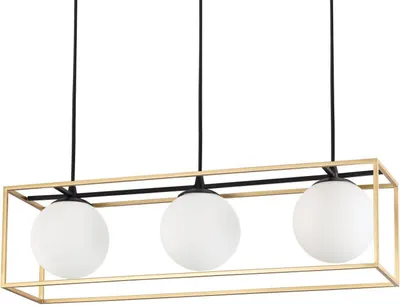 Produktbild von Ideal Lux Lingotto sp3, 3 Glühbirne(n), E14, IP20, Schwarz, Gold