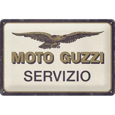 Obrázek produktu pro Nostalgic-Art - Plechový talíř 20 x 30 cm - Moto Guzzi - Servizio