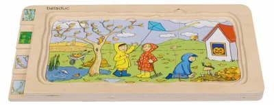 Image de Puzzle à couches "4 saisons" / 36 pièces