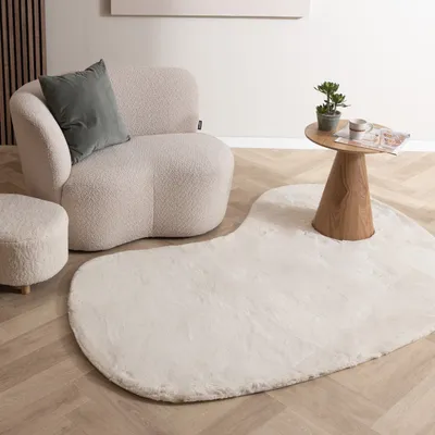 Produktbild von Volero - Hochflor Teppich - Comfy Supreme Ripple Creme - 230x330 cm - Wohnzimmer, Esszimmer, Kinderzimmer, Schlafzimmer, Flur, Babyzimmer - Modern, Skandinavisch, Retro