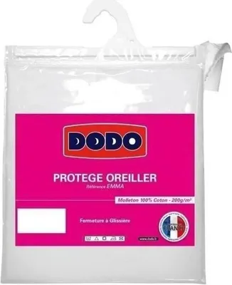 Produktbild von DODO Noé Kopfkissenschoner, 65x65 cm, Weiß, Natürliche Faser, Waschbar bis 95°