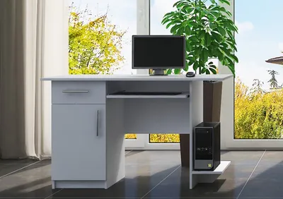 Obrázek produktu pro Pracovní stůl VEBER bílý, levý