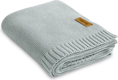 Produktbild von SENSILLO Baby Nestchen 100x80cm Decke Babyausstattung Geschenkidee, Grau