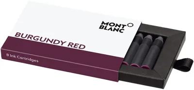 Image de Montblanc® 105199 Cartouche d'encre - 8 pièces, rouge bordeaux