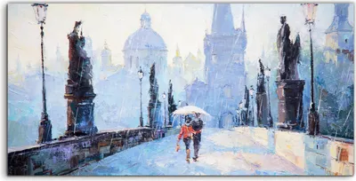 Produktbild von Coloray Glasbild 140x70  Wandbild Glasbilder Malerei Kunst ein Paar Liebhaber Regen