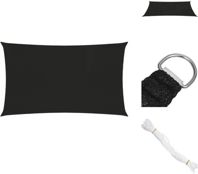 Imagen del producto de vidaXL Vela de sombra, 160 g/m², color , 2x5 metros, HDPE - Toldos y protectores solares