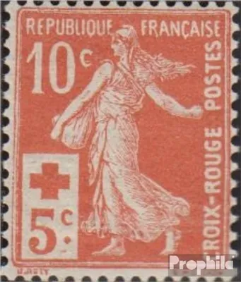 Produktbild von Briefmarken Frankreich 1914 Mi 126 (kompl.Ausg.) postfrisch Rotes Kreuz