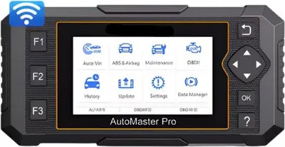 Image de Appareil de diagnostic OBD2 - Outil de diagnostic compact - Appareil de dépannage - Scanner OBD2 bidirectionnel pour ABS et SRS - Outil de réinitialisation EPB/BRT - Plus de 26 fonctions de réinitialisation - Noir