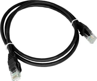 Image de Câble réseau AVIZIO KKU6CZA0.5 Noir 0,5 m Cat6 U/UTP (UTP)