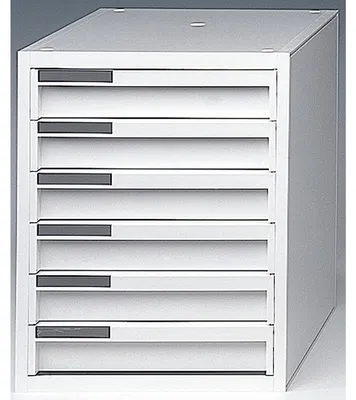 Produktbild von Styro 11-91193.05, 6 Schublade(n), Weiß, Polystyrene, Einfarbig, Grau, 270 mm