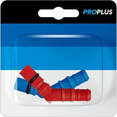 Productafbeelding van Hadicoude met O-ring voor slangen van 10/12 mm, rood/blauw