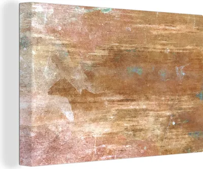 Zdjęcie produktu dla OneMillionCanvasses® - Obrazy na płótnie - 140x90 cm, Żelazo - Brąz - Rdza, Dekoracja ścienna - Zdjęcie na płótnie - Obraz na drewnianej ramie
