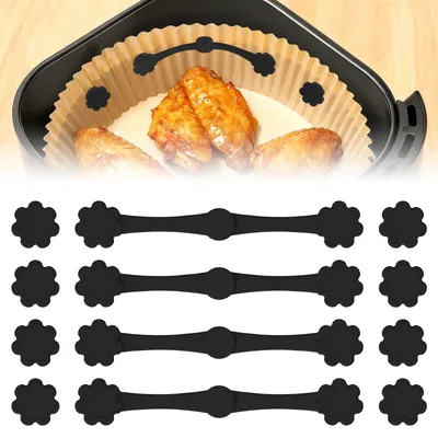 12 Silikonmagnete für Heißluftfritteuse Backpapier