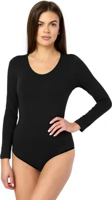 Produktbild von Merry Style Damen Langarm Body BD900(Schwarz, XXL)