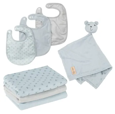 Produktbild von roba Geschenkset Baby Essentials 'Lil Planet' hellblau/sky, Baumwolle