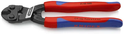 Produktbild von Knipex Kompaktbolzenschneider CoBolt DIN ISO 5743 Mittelschneider 2K-Hüllen - 71 02 200 SB
