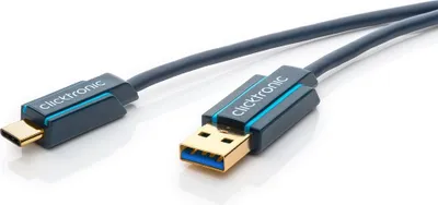 Produktbild von clicktronic USB 2.0 Anschlusskabel [1x USB 3.0 Stecker A