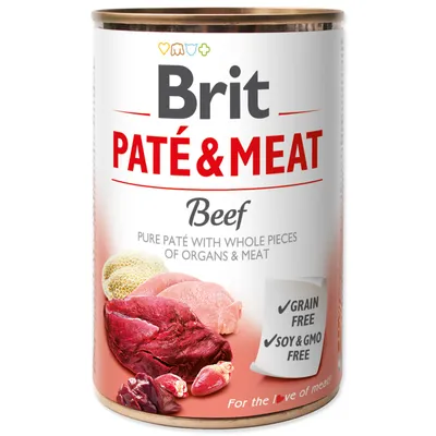 Zdjęcie produktu dla BRIT Pate&Meat Beef mokra karma dla psa z wołowiną 400g