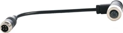 Produktbild von Kamera-Reduzieradapter für FERGUSON DATATRONIC 4 Agco C1000 Challenger Serie C 90 Grad 5-PIN weiblich/4-PIN männlich