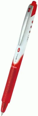 Zdjęcie produktu dla Pilot V-Ball RT 05, Długopis wciskany, Czerwony, Biały, Czerwony, 0,5 mm, 0,25 mm, Drobny