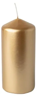 Immagine prodotto di PAPSTAR  13668 PAPSTAR Weihnachts-Stumpenkerze, 60 mm, gold
