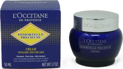 Produktbild von L'Occitane Immortelle Precious Cream, Frauen, 50 ml, Creme, normale Haut, Aufpolsterung, Topf
