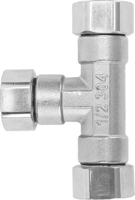 Zdjęcie produktu dla Złączka rurowa Trójnik 3-drożny 304 Złącze węża ze stali nierdzewnej Adapter rurociągu G1/2 do wody i powietrza Gwint wewnętrzny