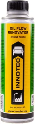 Produktbild von INNOTEC Oil Flow Renovator 300 ml– Motor Innenreiniger & Öl-System Spülung für Benzin & Diesel – reinigt Kurbelgehäuse, Ölkanäle & Kolbenringe