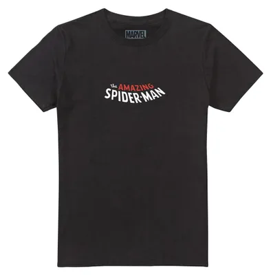 Produktbild von Spider-Man - T-Shirt für Herren/Damen Uni, Ringgesponnene Baumwolle TV35098 (XXL) (Schwarz)