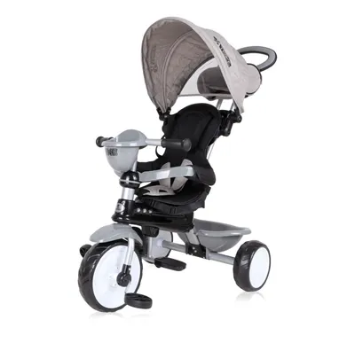 Obrázok produktu pre Lorelli Tricycle One 3 v 1 EVA pneumatiky Push Bar protišmykové pedále Cabrio Grey