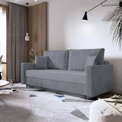 Produktbild von Sofa, Schlafsofa mit Schlaffunktion MARINO  (Grau- POSO 60)