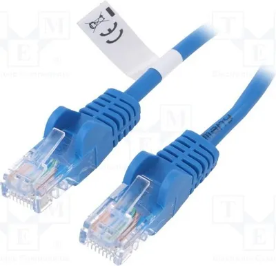 Immagine prodotto di 1 cavo RJ45-Kabel 5e, 3 metri, PVC, blu
