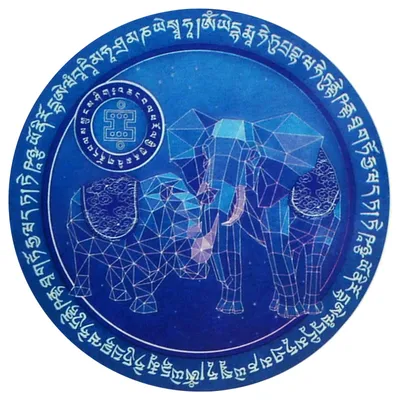 Produktbild von Feng Shui Amulett Aufkleber - Einbruchschutz Fensteraufkleber - Heimdekoration - Modell w5308