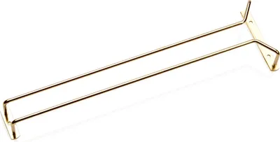 Image de Rail pour verre 41,5 cm or laiton