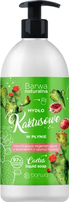 Produktbild von Barwa Feuchtigkeitsspendende und Regenerierende Flüssigseife mit Kaktusextrakt, 500 ml