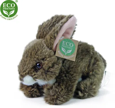 Produktbild von Rappa - Plüsch realistisches Maskottchen Kaninchen 17 cm Eco-Friendly