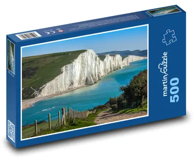 Zdjęcie produktu dla Puzzle 500 Siedem Sióstr - Anglia, ocean - martinpuzzle