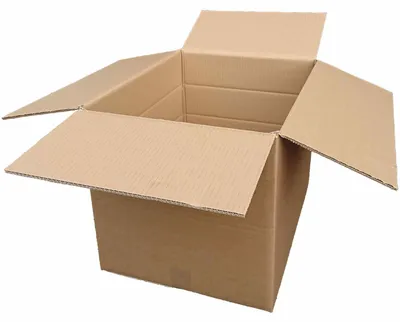 Produktbild von 1x Faltkarton  500x400x(200)-400mm mit variabler Höhe 2-wellig braun