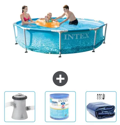 Produktbild von Frame Pool Rund - 305x76 cm - 4-teilig S21316