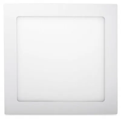 Produktbild von LED Solution Weißes LED-Einbaupaneel quadratisch 220 x 220mm 18W Economy Lichtfarbe: Kaltweiß 10488