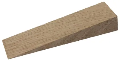 Produktbild von Dönges 2D Holzkeil aus Hartholz (Türkeil Türstopper Holzkeil)