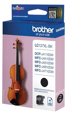 Immagine prodotto di Brother LC127XLBK - Cartuccia d'inchiostro ad altissima resa - Nero - originale - per Brother DCP-J4110DW, MFC-J4410DW,