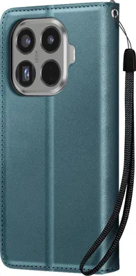 Obrázek produktu pro Avizar, peněženkové pouzdro Xiaomi 15T Pro s poutkem a držákem na karty, tmavě zelené