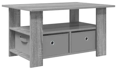 Immagine prodotto di Tavolino da salotto con cassetto Grigio Sonoma 77 x 55 x 42 cm