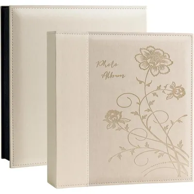 Produktbild von Fotoalbum 10x15 cm, 1000 Fotos, Lederoptik, Beige
