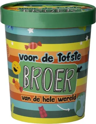 Imagen del producto de Paperdreams, vaso para dulces, diámetro 12 cm, altura 14 cm – Modelo para hermanos